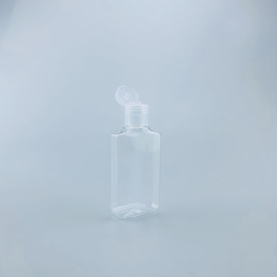 Transparente achteckige Flaschen-Kapazität 60ml Flip Cap