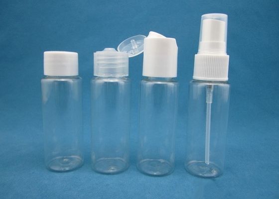 Plastikbehälter-Flaschen Flip Top Screw Spray Caps 60ml 100ml