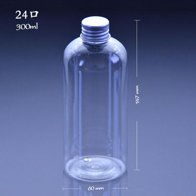 36mm transparentes 300ml Haustier Juice Bottles Disposable For Fruit