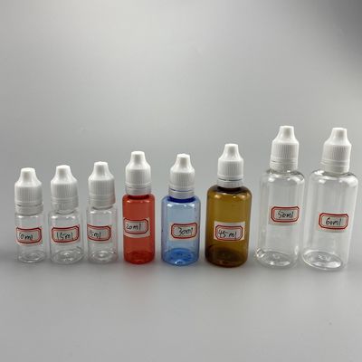 Plastikbehälter-Flaschen des Antidiebstahl-kleine Mund-Zigaretten-Öl-5ml 10ml